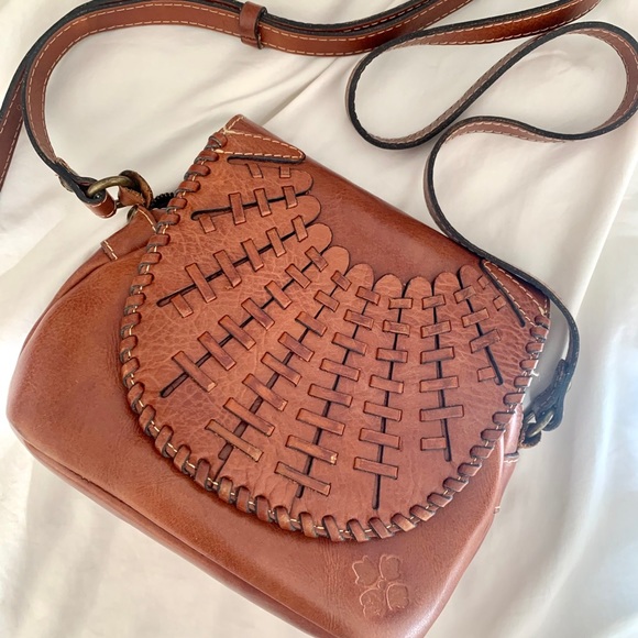 Patricia Nash Puccini woven flap bag boho